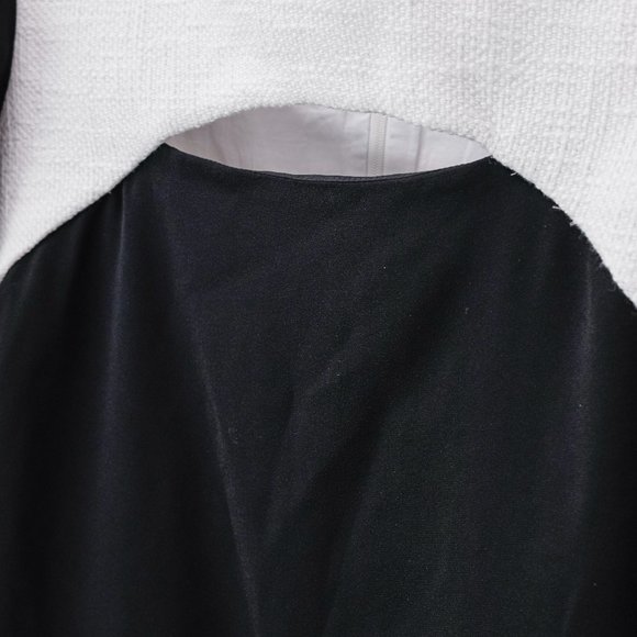 Tibi Alexa Two-Tone Peekaboo Shift Dress - Picture 7 of 10